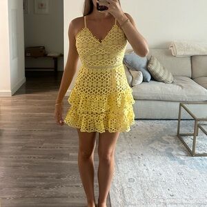Lulu’s Yellow Mini Dress